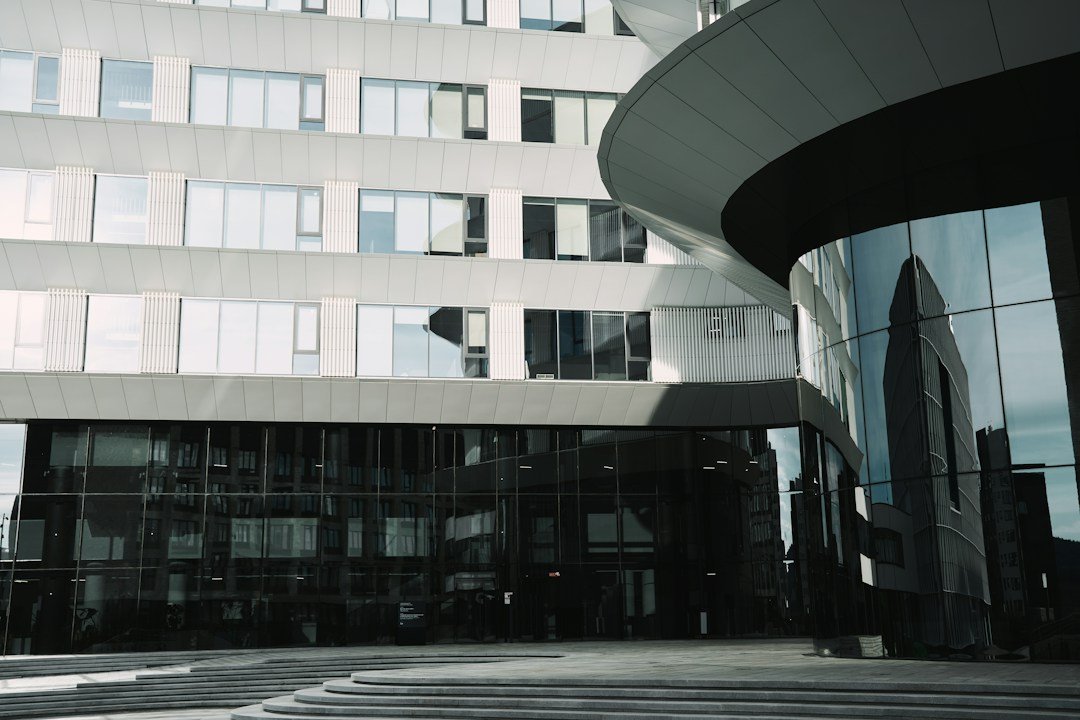 Modern commercial property exterior